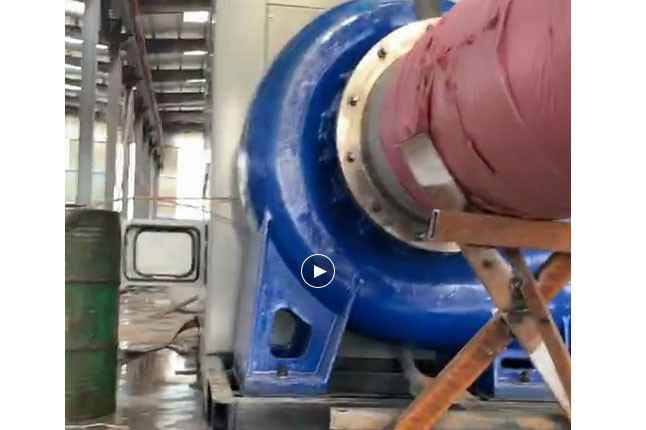 南京宇涛进口食品销售有限公司流量5100立方大型柴油机混流泵机组测试中